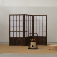 Room Divider Wood Carved Wall Divider Indoor Folding Portable Partition Screen for Home Office Garden Terrace