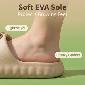 รองเท้าแตะเด็ก Yearning EVA Fashion labubu - ขายดีในห้างสรรพสินค้า ให้ความสบายแบบ "นุ่มดุจปุยเมฆ" เหมาะสำหรับใส่ลำลอง - Product Image 5