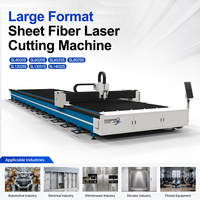 Machine de découpe laser à fibre haute efficacité 6000W pour métaux, idéale pour l'acier au carbone épais, machine de découpe laser grand format