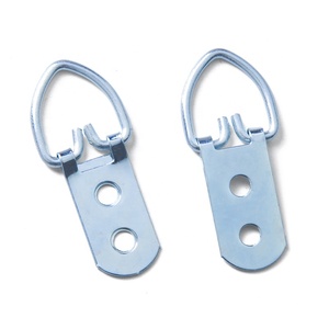 Gancio appendi-tela a 2 fori in ferro zincato blu, modello OEM TS-K009, per <span class=keywords><strong>cornici</strong></span> e telai, per appendere a casa, vendita al dettaglio - Product Image 1