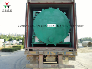 Fourneau de carbonisation horizontal à flux d'air garanti sécurisé avec alarme de surchauffe pour la fabrication de charbon de bois - Product Image 6
