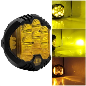ไฟทำงาน LED กำลังสูง 50W สว่างพิเศษ ขายดี ไฟทำงานขนาด 5 นิ้ว เลนส์สีขาวเหลือง ไฟ LED แบบยิงสองด้าน - Product Image 2
