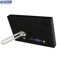 7 inç 1024*600 VGA HD-MI AV Port IPS Panel LCD Monitör Windows Sistemlerini, Raspberry Pi'yi ve Monitör Ekranlarını Destekler