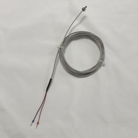 Termokopel Tipe K KN KP Haichen OEM Buatan Khusus dengan Cincin Las 0~1000C IP65 Kabel Kawat Berlapis SS Kelas I/II Model WRN