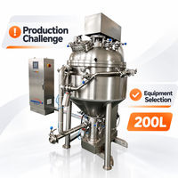 Mélangeur cosmétique automatique Imberson 200L, homogénéisateur à cisaillement élevé avec contrôle PLC, acier inoxydable SUS316L