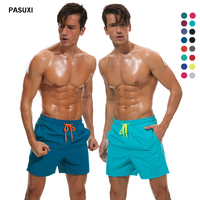PASUXI Bán Chạy Nhất Đàn Ông Hồ Bơi Màu Xanh Bơi Lướt Ván Trống Quần Short Thông Thường Túi Thoáng Khí Đồ Bơi OEM