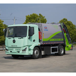 Camion poubelle à compresseur électrique avec boîte de vitesses, moteur, pompe, transmission manuelle, norme d'émission Euro 3, garantie 1 an - Product Image 1