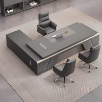 Chaise de bureau de direction en cuir à dossier haut, pivotante et inclinable, chaise de patron ergonomique, chaise de bureau pour manager