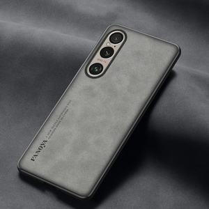 Pour <span class=keywords><strong>Sony</strong></span> <span class=keywords><strong>Xperia</strong></span> 1 <span class=keywords><strong>10</strong></span> VII / 1 5 <span class=keywords><strong>10</strong></span> V <span class=keywords><strong>IV</strong></span> étui en cuir PU antichoc dur couverture arrière étui Silicone pare-chocs - Product Image 3