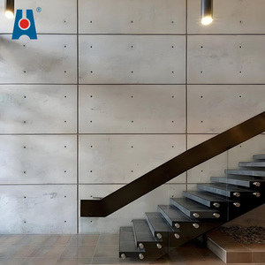 Xi măng sợi Hội Đồng Quản trị màu Xám bê tông đúc sẵn tấm Tường cho bên ngoài Ốp & mặt tiền cho xây dựng ứng dụng - Product Image 5