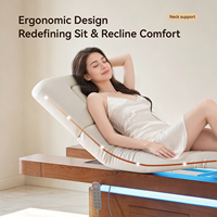 Table de soin électrique SHILU avec base armoire pour esthéticiennes, idéale pour salons de beauté, spas et services de soins du visage