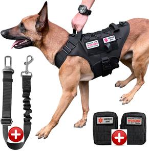 Arnés táctico de entrenamiento para perros al aire libre, sin tirar, Clip frontal, chaleco reflectante de trabajo para mascotas, arnés de perro grande de fácil <span class=keywords><strong>Control</strong></span> - Product Image 3