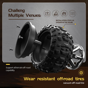 Voiture télécommandée 4x4 Monster Truck 2,4 GHz à l'échelle 1:14 avec moteur à couple élevé RS390, phares LED et barre <span class=keywords><strong>de</strong></span> roulement - Product Image 5