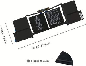 Laptop A1990 A1953 Laptop <b>Battery</b> Replacement A1990 (Mid 2018 2019) EMC 3215 3359 <b>Battery</b> Pack for MacBook Pro 15 Inch - Product Image 2