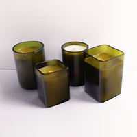 Vente en gros de contenants à bougies modernes transparents vides, fournisseur de supports et de pots en verre