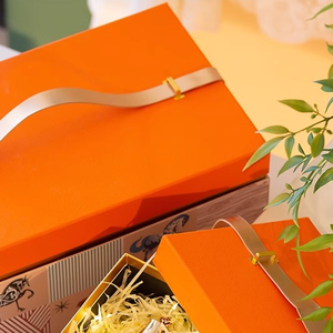 <span class=keywords><strong>Caja</strong></span> de regalo de chocolate de caramelo de mano elegante Vintage de ambiente de lujo ligero explosivo para sus logotipos personalizados - Product Image 3