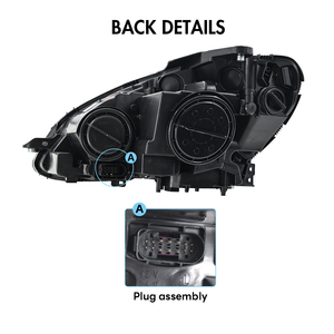 TT-ABC Led Đèn Pha đèn pha cho 2008-2011 Mercedes-Benz w204 C-Class C63 Amg MAYBACH phong cách ống kính máy chiếu - Product Image 3