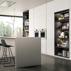 China Kitchen Furniture Factory Luxury Wooden Lacquer Modern Kitchen Design Cabinet