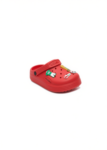 Sandali Zoccoli per Bambini con Spille Animate Taglia 20 Stile Casual Rosso - Product Image 1