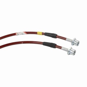 Tuyau <span class=keywords><strong>de</strong></span> <span class=keywords><strong>frein</strong></span> universel pour <span class=keywords><strong>moto</strong></span> en PTFE avec revêtement PU argent/rouge/noir/bleu, installation personnalisée HSBRK, acier, avant/arrière, An3 - Product Image 1