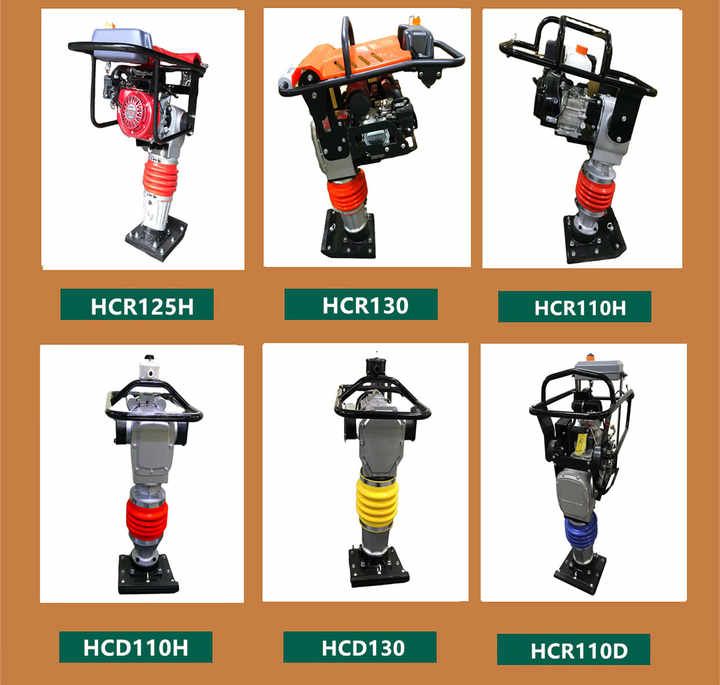 Building Construction Tools and Equipment Machinery Tamping Rammer High Quality Earth Rammer Compactor Jack Hammer Tamping