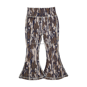 Disponibili Leggings <span class=keywords><strong>Marroni</strong></span> Mimetici per Bambine, <span class=keywords><strong>Pantaloni</strong></span> Yoga per Bambini, Abbigliamento Moda Boutique a Prezzo di Fabbrica - Product Image 6