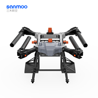Drone SANMOO FLY150, châssis industriel, capacité de levage lourde, charge utile de 150 kg, UAV de transport pliable, système à 4 batteries, logistique, aluminium