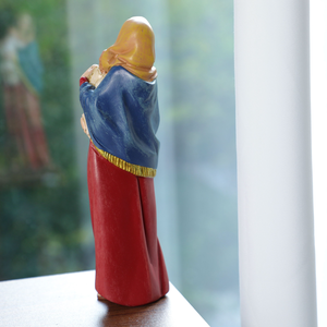 Vente en gros d'usine de statues religieuses catholiques, buste de la Vierge, photo 3D, souvenir en poliresine, figurines catholiques, Madone dans la rue - Product Image 4