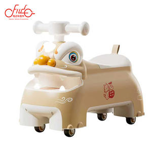 Nouvelle trottinette à quatre roues pour enfants, danse du lion chinoise mignonne, <span class=keywords><strong>yoyo</strong></span>, 1 à 5 ans, avec musique et éclairage - Product Image 6