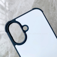 Coque de téléphone à sublimation antichoc antidérapante avec plaque en aluminium pour coque Iphone 17promax 17pro 17air 17 coque de téléphone portable