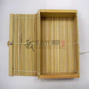 Bamboo Rectangle Box Custom Made Handmade Mooncake Packaging - Product Image 5