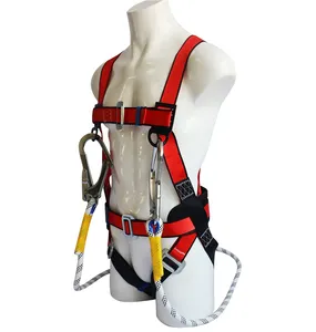 Amazon Hot Sell Full Body Safety Harness for Fall Protection, Construction Electrical Safety Belt Personal Protective Equipment