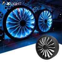 Efecto de escenario Rotación Ventilador grande Led Matrix Luces Fondo Pixel Efecto Dj Disco Bar Luz para Night Club