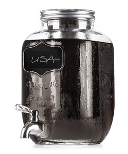 <span class=keywords><strong>Cafetera</strong></span> de fermentación en frío Premium de 1 galón, dispensador de vidrio fuerte de 4 Quart con dispensador de Metal o ABS de espiga - Product Image 4