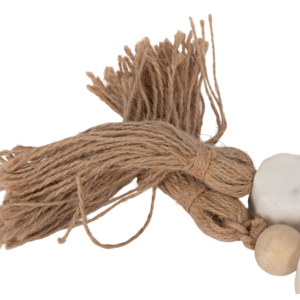 Filo di perle di marmo con nappine decorative per decorare scaffali di casa o ufficio - Product Image 4