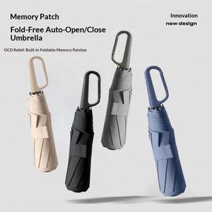 Paraguas Plegable con Revestimiento Negro Totalmente Automático OEM, con Parche Reforzado, Diseño Moderno para Uso Comercial - Product Image 2
