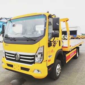 Camion de dépannage à plateau plat léger 4x2 Euro 6 (Chine VI) avec plaque bleue, camion de récupération à double <span class=keywords><strong>remorquage</strong></span> de 10 tonnes pour le <span class=keywords><strong>remorquage</strong></span> sur <span class=keywords><strong>autoroute</strong></span> - Product Image 4