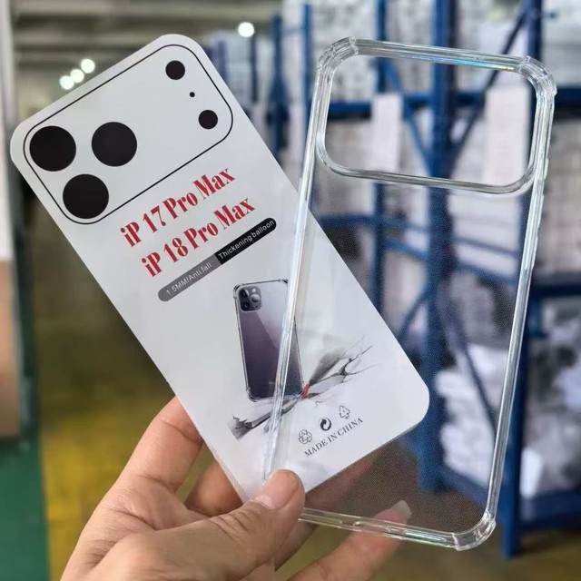 Wholesale Transparent Shockproof Soft Clear TPU Case for iPhone 18 13 12 11 17 Pro Max, Custom Logo, OEM Support, Bulk Orders