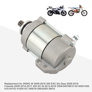 Moteur de démarrage de moto GOOFIT 12v 9T de remplacement pour 250XC-W 2008-2016 300 EXC Six Days 2009-2016 <span class=keywords><strong>Freeride</strong></span> 250R 2014-2017 - Product Image 4