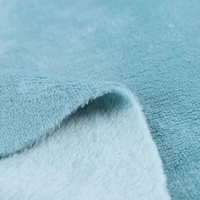 Prix bas, nouveau produit, vente en gros, tissu pour bébé en flanelle recyclée super doux, double face, pour textile de maison