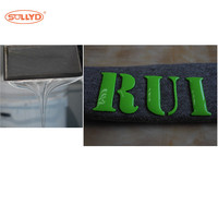 SOLLYD Fabrication Usine Feuille Paillettes Plastisol Encre pour Sérigraphie Textile Chaleur sur Tissu Vêtements Vêtement Effet Spécial