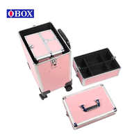 Table à ongles Portable professionnelle avec roues bureau détachable 3 couches organisateur de maquillage grande capacité beauté