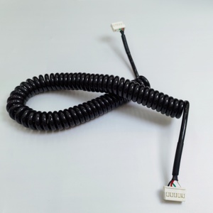 Cavo a Spirale Personalizzabile in PVC PU PUR Gomma per Macchine Industriali, Cavo Elettrico a Spirale Molex - Product Image 4