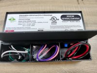 5 en 1 Multi Dimmable 60W LED Transformateur 12v 24v Sortie Alimentation Commutable UL Listé avec Boîtier Métallique Classe 2