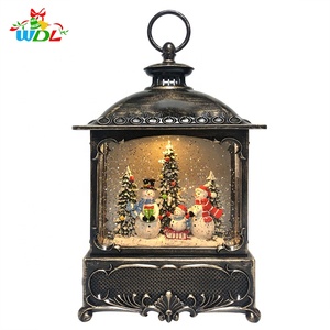 Muñeco de nieve acrílico personalizado para Familia, globo de nieve de lujo, Bola de <span class=keywords><strong>agua</strong></span> de Navidad, novedad de <span class=keywords><strong>2021</strong></span> - Product Image 1