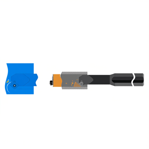 Herramienta de Torneado Interno R/L TA6078, Herramientas de Torneado con Inserto Positivo Mini - Product Image 2