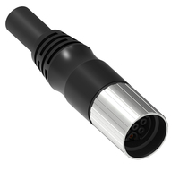 Connecteurs circulaires de prise d'aviation IEC 61076 M17 7/17 broches accessoires de connecteur d'alimentation et de Signal mixtes
