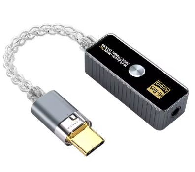 Aluminum Casing DAP-H PRO Hi Res DAC Headphone Amp Type C to 3.5mm Audio Output Pocket Size Portable HiFi Decoder Adapter