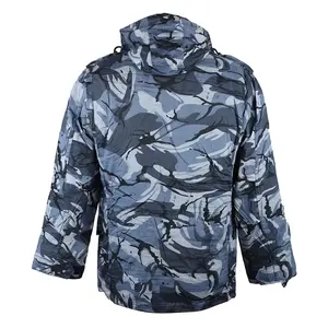Vente en gros Vestes étanches pour hommes US M65 Manteau coupe-vent et imperméable de camouflage bleu marine - Product Image 2