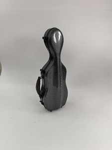 סינומusik מותג נייד פיברגלס נייד וכינור קשה שחור בצורת צבע צ 'לו 4/4 - Product Image 4